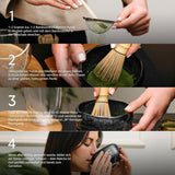Shinto - Té Matcha orgánico "Gold" - Té verde en polvo de grado ceremonial - Certificado JAS y UE BIO - Sombreado y recogido a mano - Importación directa de Uji, Japón - 30 g