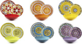 Excelsa ETNO Chic vajilla de porcelana, multicolor, 21 piezas