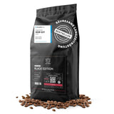 KING'S COFFEE - EDICIÓN NEGRA - 1 kg de granos de café de crema intensa - Café de baja acidez - Tostado en pequeños lotes de Italia - Fuertes granos de espresso Arábica (mezcla) para máquinas totalmente automáticas y con portafiltro