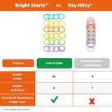 Bright Starts, Oball, eslabones de conexión de cadena para cochecito, muchos eslabones, plegable, fácil de colocar, fácil de limpiar, perfecto para viajar Bebe Toys Naty Shop