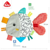Fehn Pez Crujiente - Juguete para atrapar y jugar para bebés - Juguete para atrapar animales para bebés - Juguete de actividad motora y juguete crepitante para bebés y niños pequeños a partir de 0 meses Baby Toys Naty Shop