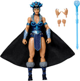 Figura de acción Masterverse de Masters of the Universe Aprox. 18 cm de altura, Nueva Eternia Evil-Lyn, Villana de juguete MOTU, Hechicera, 30 puntos de movimiento, Varita de bola de cristal, Figuras de acción JBP77 Título predeterminado de la tienda Naty