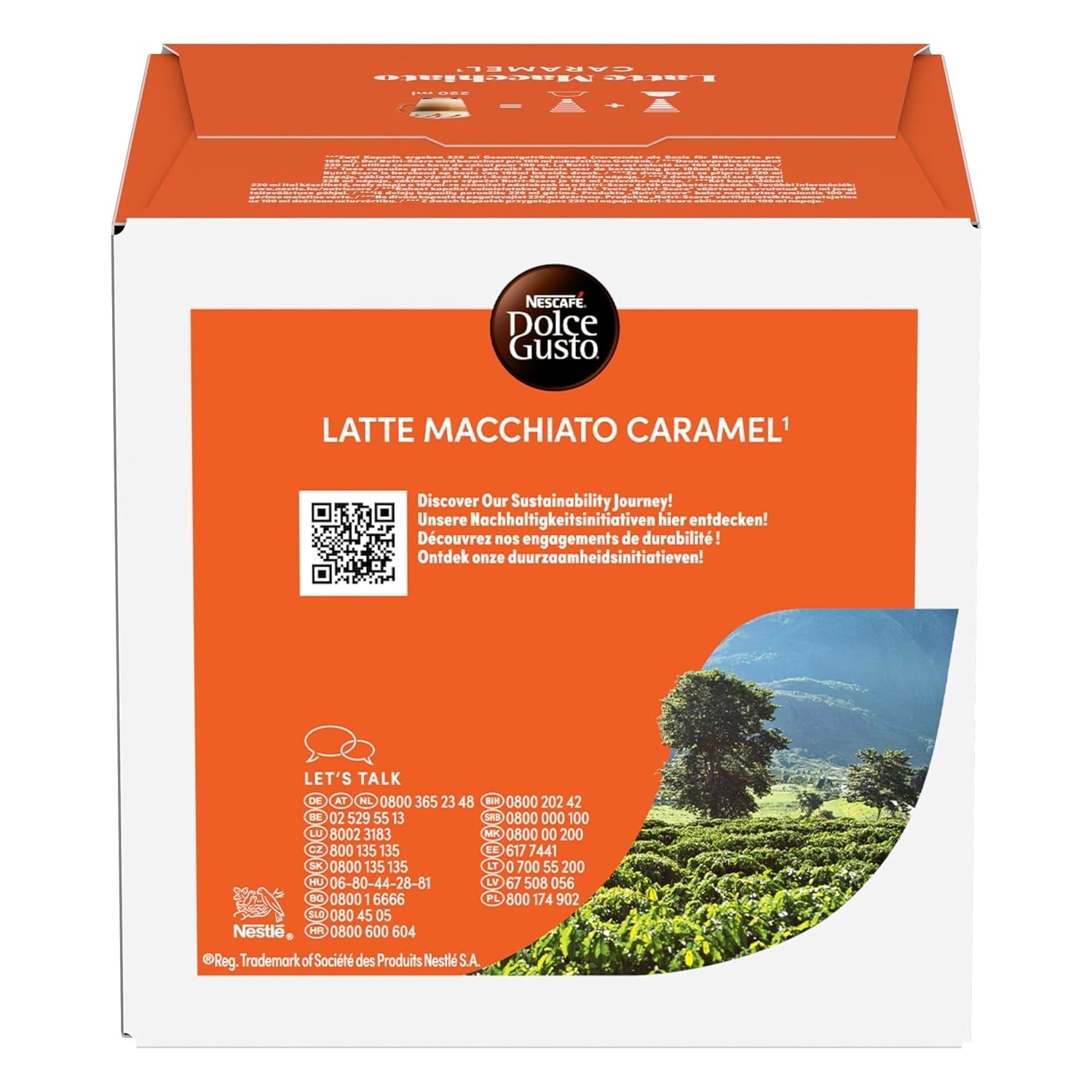NESCAFÉ DOLCE GUSTO Latte Macchiato Caramel Kaffeekapseln Paquete de 3 (3 x 16 Kapseln)