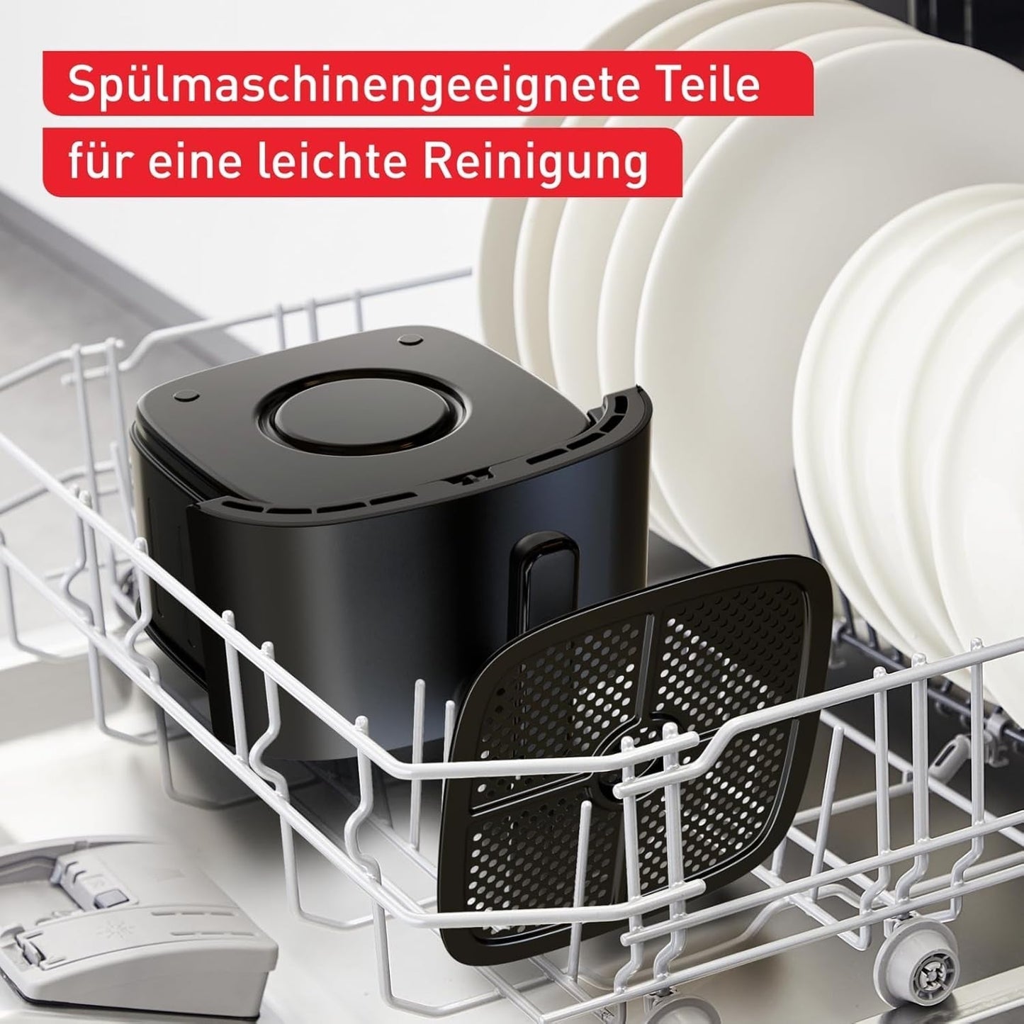 Tefal Easy Fry Max EY2458, 5 litros, Freidora de Aire Caliente, 10 programas de cocción automáticos, Pantalla táctil digital Electrodomésticos Naty Shop