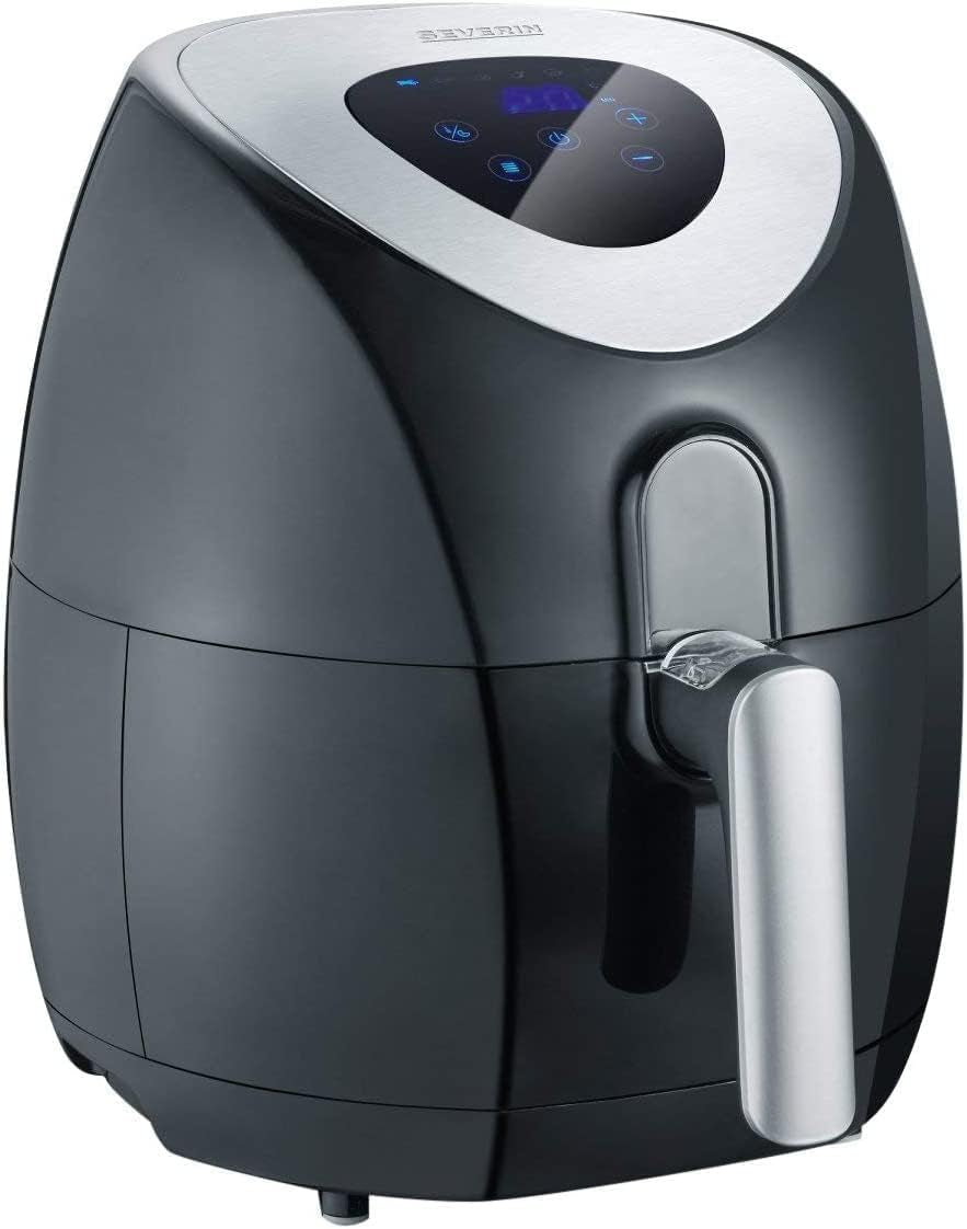 SEVERIN Freidora de aire caliente doble con cámara de cocción 2 X 3,8 L, 8 programas automáticos Electrocasnice Naty Shop 3,2 Litros Garkorb / 6 Automatik Program