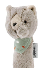 Sterntaler Bebé Chirriador Gato Lilly - Suave juguete de lana para bebé - Juguete de agarre para bebés - Primeros intentos de agarrar y jugar, gris Bebe Toys Naty Shop