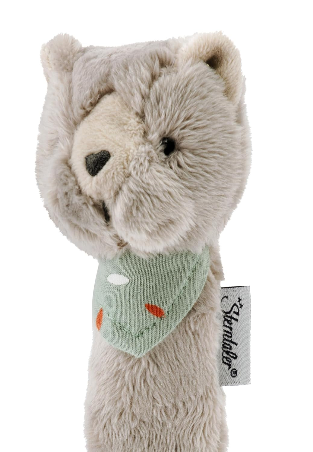 Sterntaler Bebé Chirriador Gato Lilly - Suave juguete de lana para bebé - Juguete de agarre para bebés - Primeros intentos de agarrar y jugar, gris Bebe Toys Naty Shop