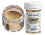 Colorante alimentario comestible Sugarflair, dorado - Polvo de glaseado alimentario para pasteles, magdalenas, chocolate, pasteles, postres, helados, bebidas, cócteles y más - 4 g