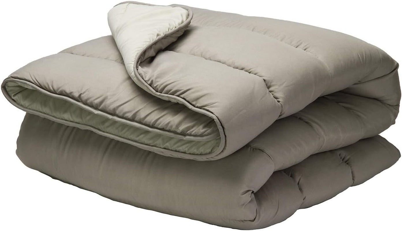 Pikolin Home - Edredón Reversible 300 G - Relleno Nórdico Bicolor - Para Cama de 90 - Cómodo, Cálido, Transpirable, Verde, 150 X 220 cm Edredones y Edredones Naty Shop Almohada Topo 90 - 150X220Cm
