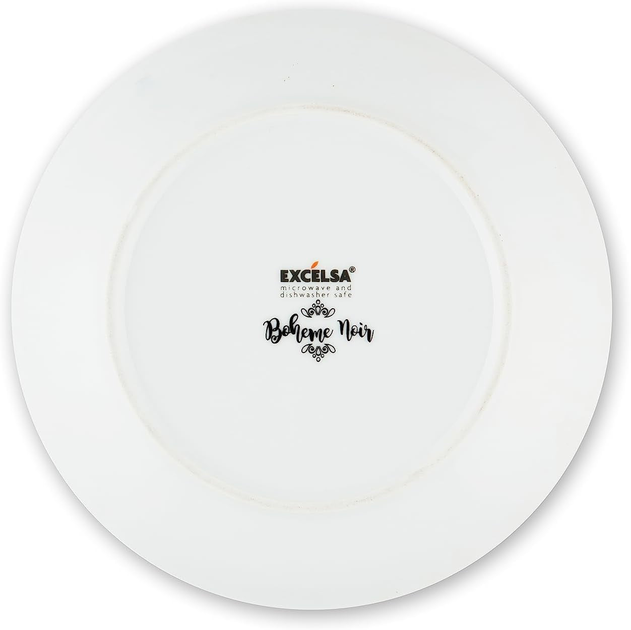 Excelsa Boheme Noir Juego de platos, 18 piezas, Porcelana, Schwarz