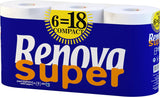 Papel higiénico RENOVA SUPER COMPACT 6 rollos