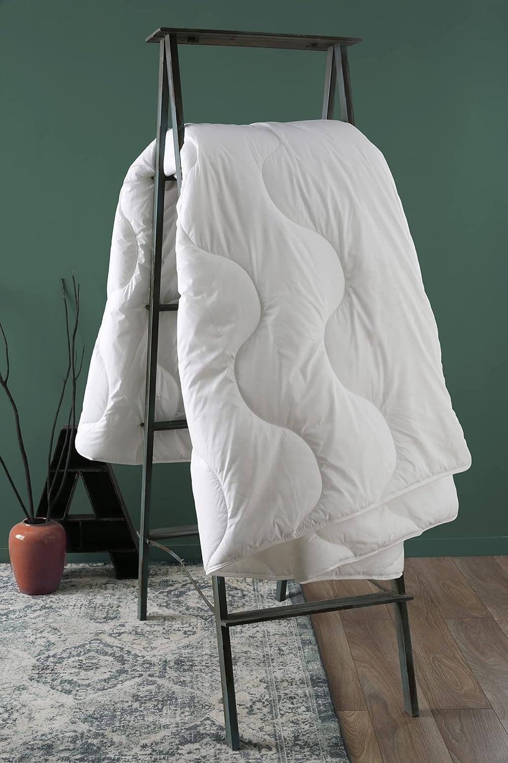 Manta, Templada, Sintética, 220 X 240 Cm, Para cama de matrimonio, Manta Amazon, Antiácaros y mullida, Fibra reciclada, Lavable a máquina a 40ºC Edredones y edredones Naty Shop