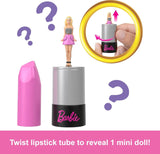 Barbie Mini Barbieland Juego de 5 muñecas Fashionistas, Aprox. Juego de colección sorpresa de minimuñecas de 3,8 cm de altura con fundas de lápiz labial (los estilos pueden variar), JBD26 Naty Shop Dolls