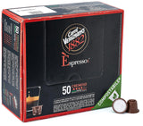Caffè Vergnano 1882 - Èspresso Kompostierbare Kaffeekapseln, Compatible con Nespresso, Cremoso (Cremoso) - Packung Enthält 50 Kapseln