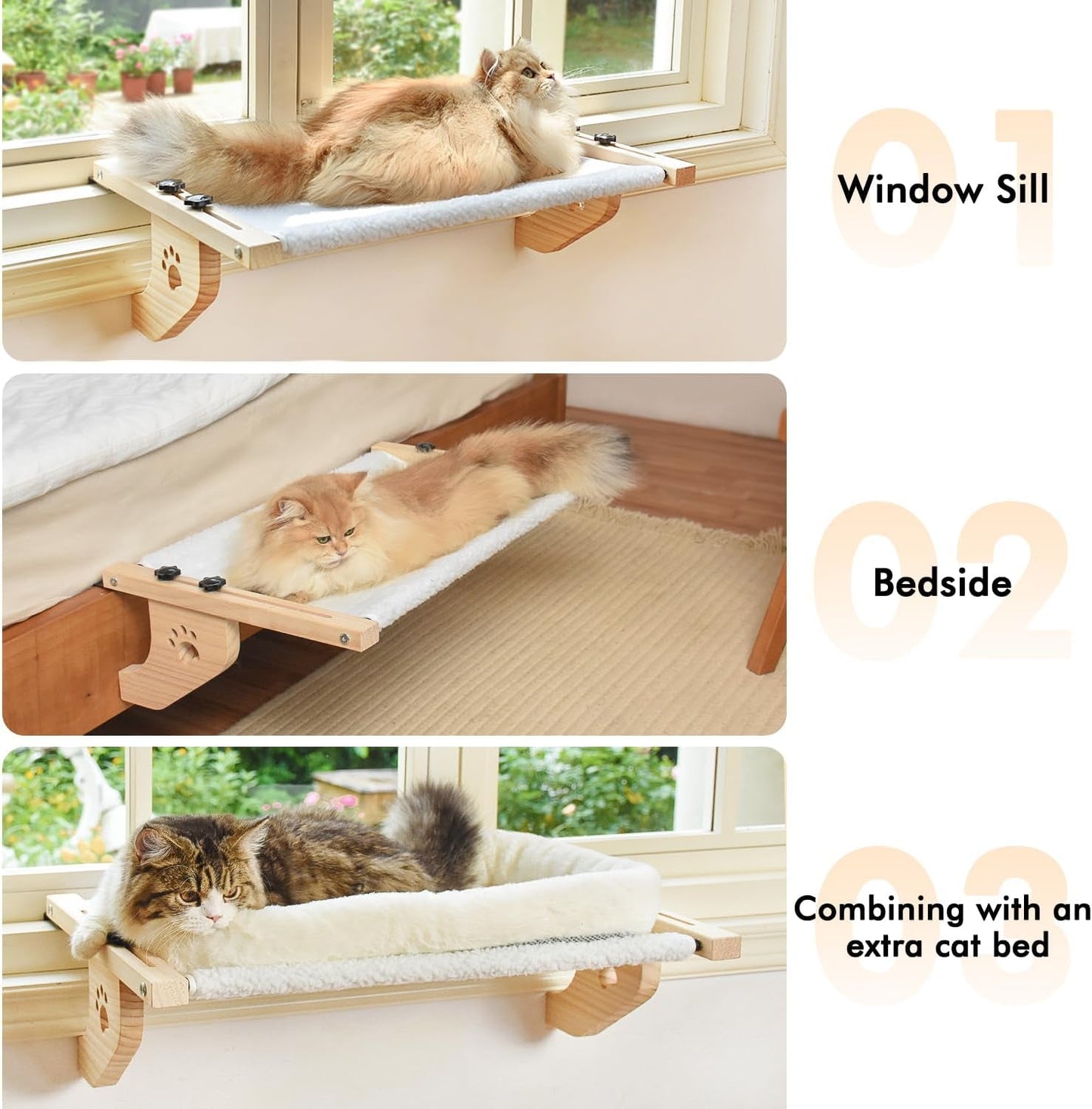 Mantas y muebles, Asientos de ventana, Mascotas, Gatos, Camas para gatos, Gatos - camas, colchones