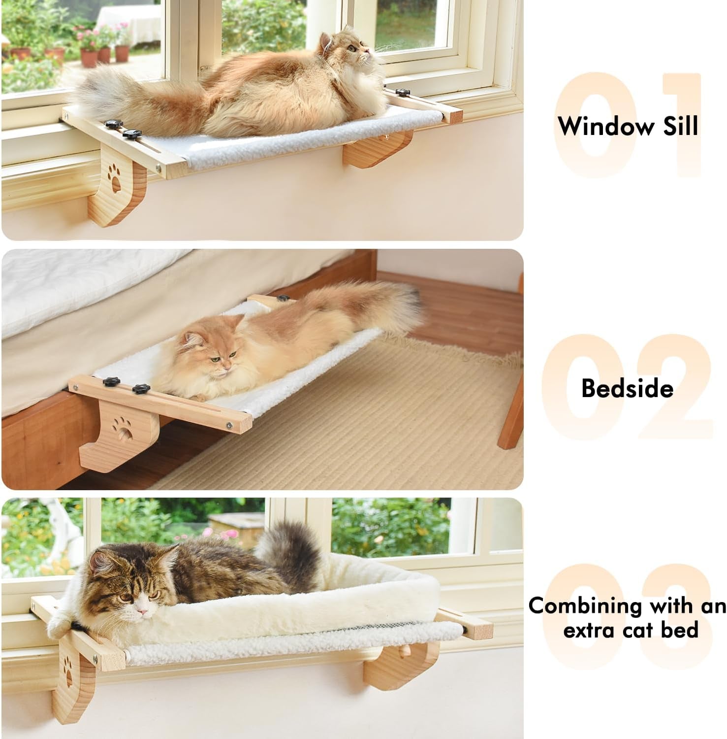 Mantas y muebles, Asientos de ventana, Mascotas, Gatos, Camas para gatos, Gatos - camas, colchones