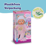 Baby Born Rosie muñeca blanda 30 cm con 6 sonidos y biberón, rosa