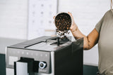 Melitta CI Touch: cafetera espresso totalmente automática con sistema de leche, cafetera espresso con molinillo de café integrado y espumador de leche, p. para espresso o capuchino, plateado