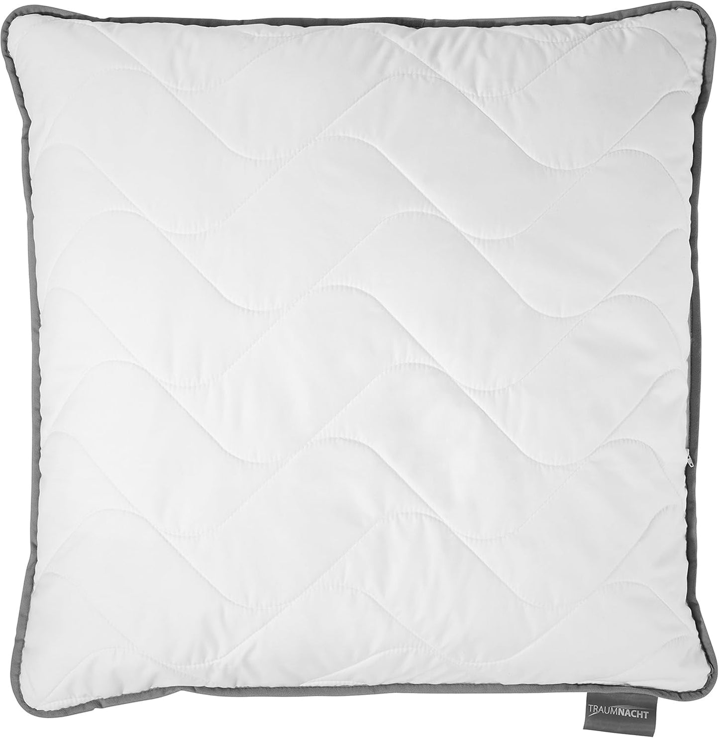 Almohada Traumnacht Topcool, Con fibras funcionales transpirables, 80 x 80 cm, Certificado Oeko-Tex, Producida de acuerdo con el estándar de calidad alemán Naty Shop almohadas estándar Título predeterminado