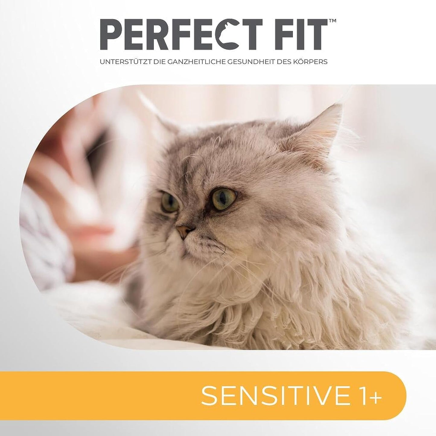 Comida húmeda para gatos Perfect Fit Sensitive 1+ con pollo en salsa, 12 sobres, 12 x 85 g - Comida húmeda premium para gatos sensibles a partir de 1 año, sin trigo ni soja, para favorecer la digestión