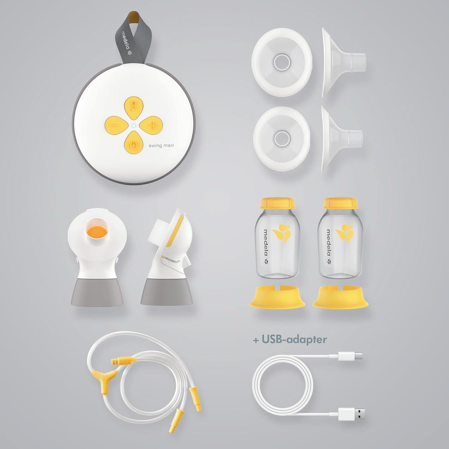 Sacaleches manual Medela Harmony - Diseño suizo compacto con escudos Personalfit Flex y tecnología Medela 2-Phase Expression Accesorios Alimentación y Lactancia Bebe Naty Shop