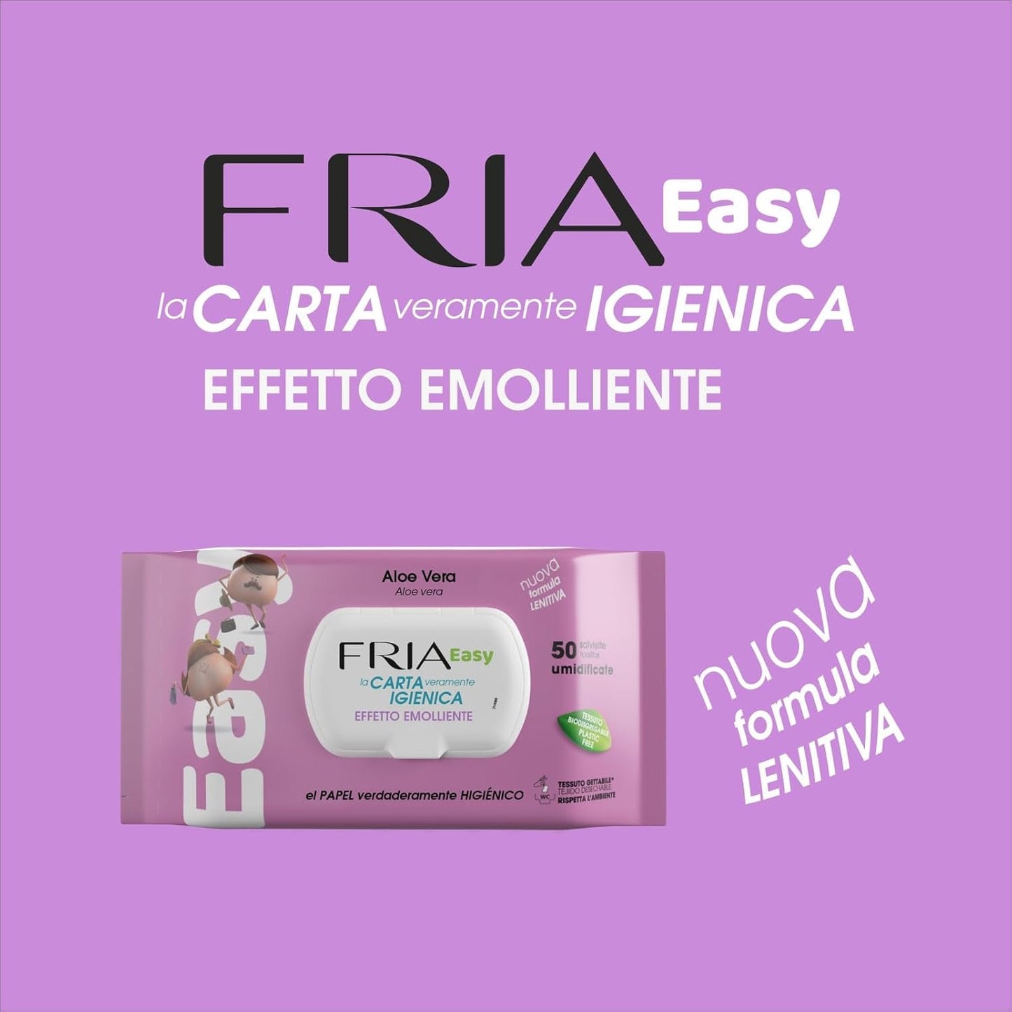 Easy Papel Higiénico Húmedo 2 Fragancias 50
