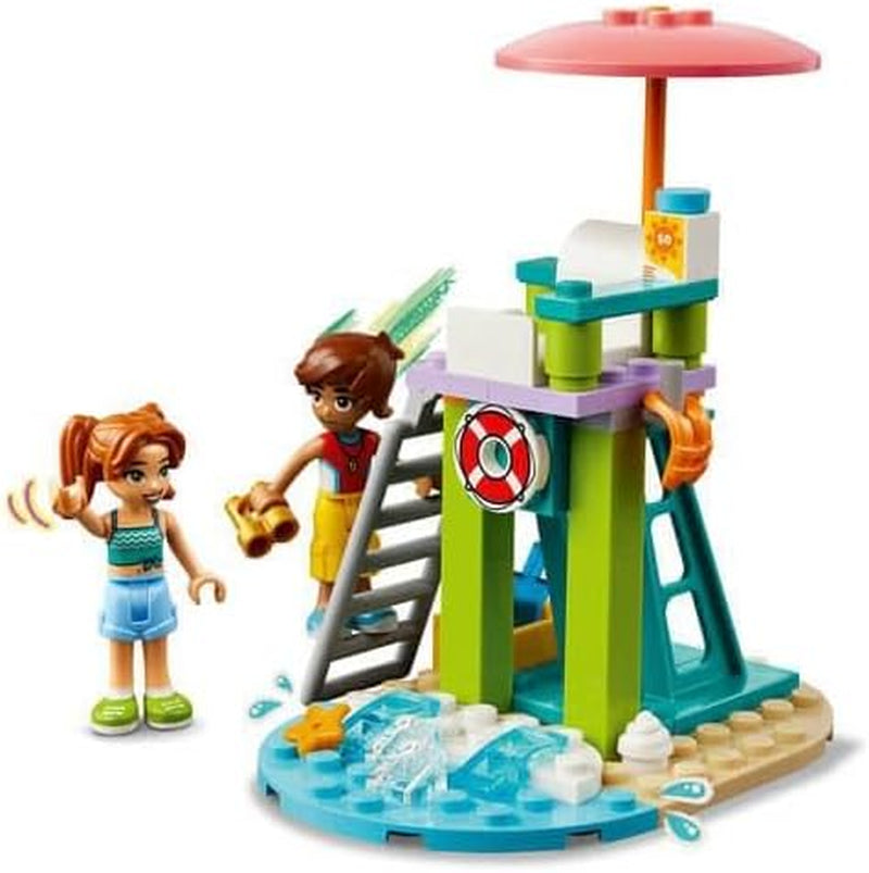 LEGO Friends Torre de observación de salvavidas con motos de agua, juguete para niños, idea de regalo para niñas y niños a partir de 5 años con 2 figuras y un delfín, juguete de moto de agua 42623 Juegos de construcción Besuche den LEGO-Store