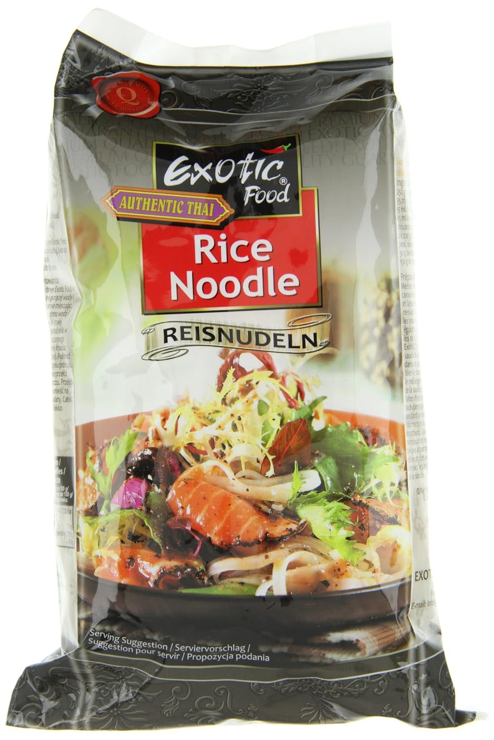 Fideos de arroz, 3 mm, para sopa y ensalada (Mihoen), paquete de 3 (paquete de 3 x 250 g)