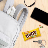 Paquete a granel de chocolate con maní de M&M, 24 x 45 g, lentejas con sabor a maní y chocolate, regalo de chocolate (1080 g), ideal como regalo con temática de fútbol