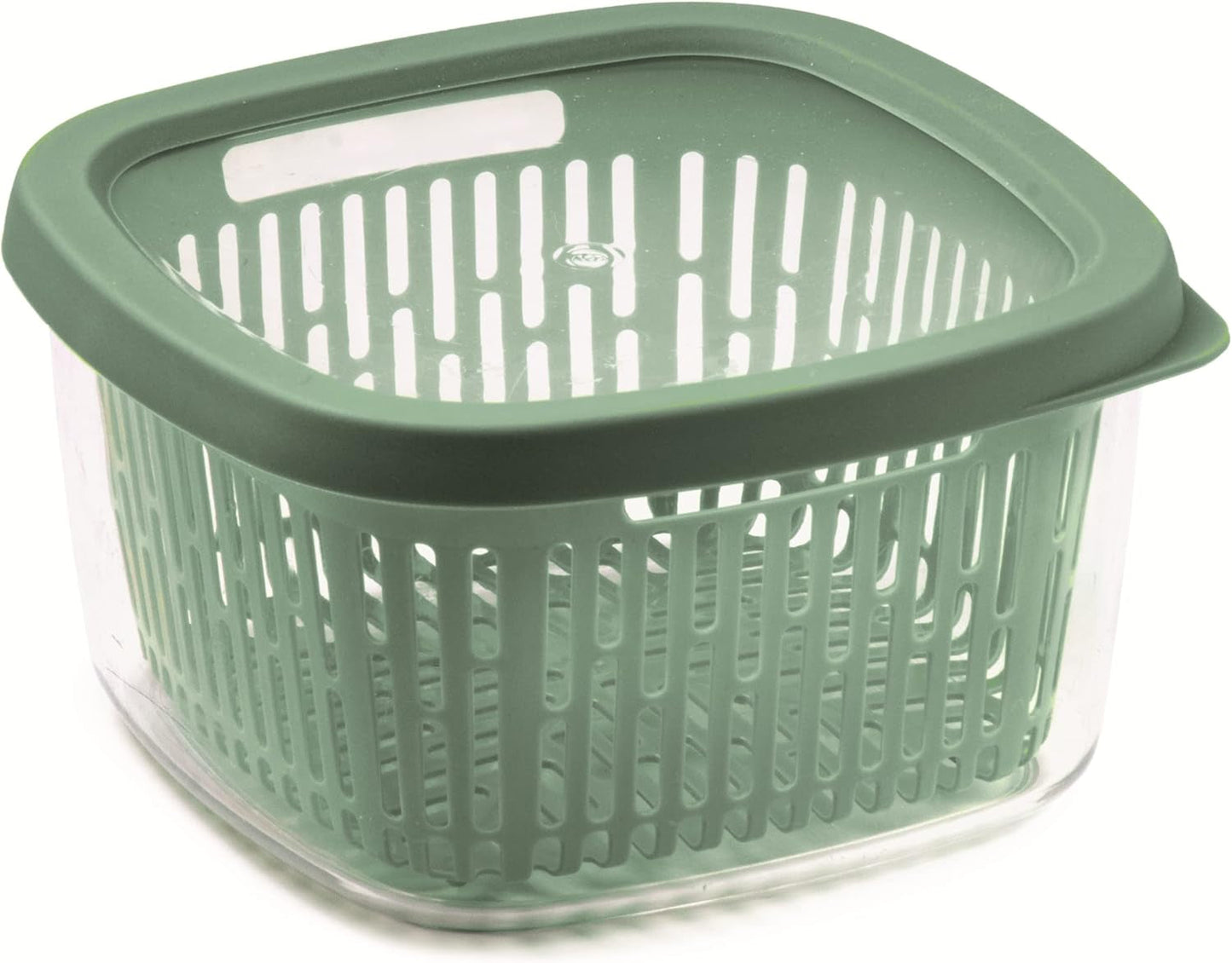 Sierra para conservar el sabor de la fruta, de plástico, verde, 4 LT - rectangular Cajas para guardar alimentos Naty Shop Green 1,5 Lt - cuadrada
