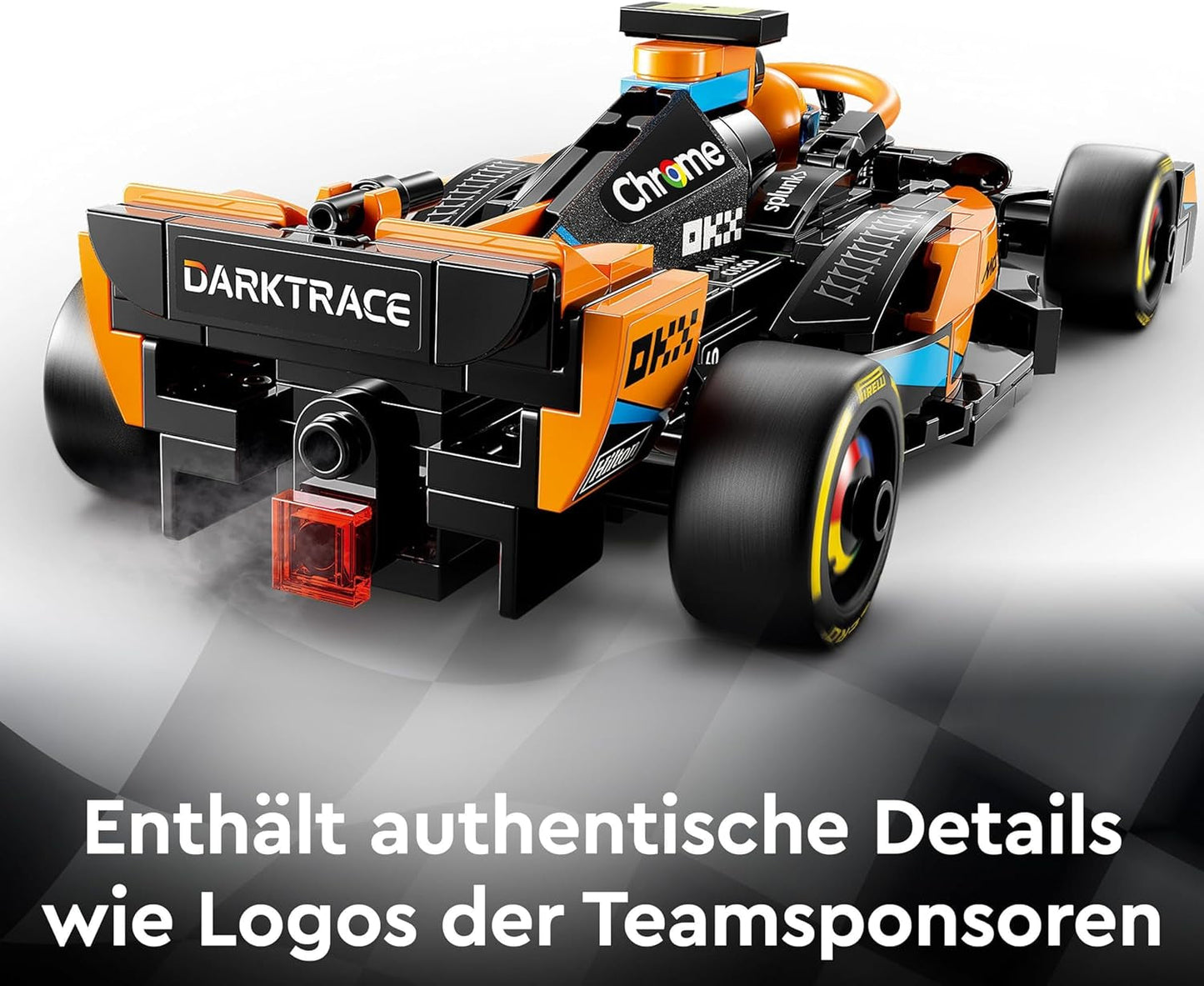 LEGO Speed Champions Coche de carreras de Fórmula 1 Mclaren 2023, juguete para niños y niñas mayores de 9 años a quienes les gusta jugar de forma independiente, modelo de vehículo para construir, decoración de la habitación infantil 76919 Juegos de construcción Besuche den LEGO-Store