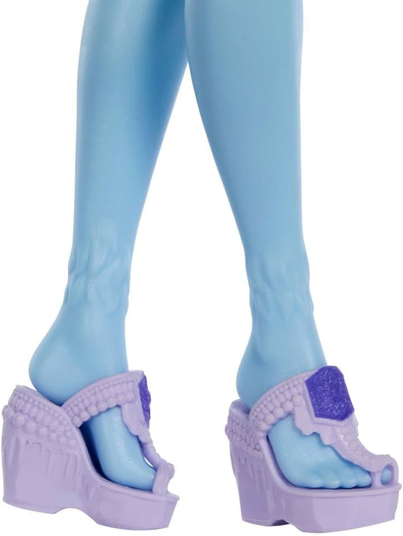 Monster High Self-Scare Secrets Abbey Bominable Juego de muñeca y accesorios con 13 sorpresas realistas como henna, dibujos y crochet JHK44