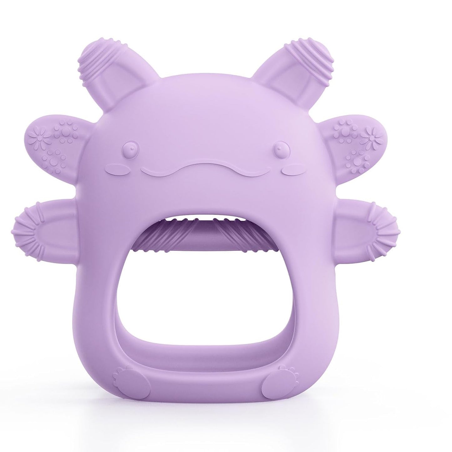 Akolik Mordedor para bebé de 0, 3, 6 y 9 meses, juguete y ayuda para morder, mordedor para bebé sin BPA, manoplas para la dentición, regalos seguros para alimentos para recién nacidos