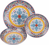 Vajilla de porcelana de 18 piezas, 6 juegos de platos diferentes, Andalucía