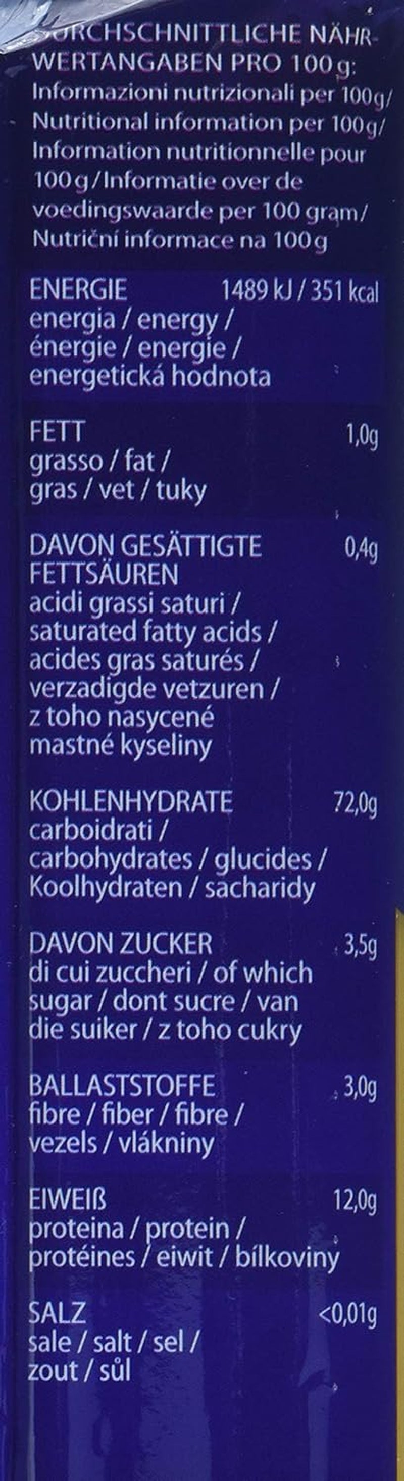 Pasta Espagueti N°5, paquete de 20 (20 x 500g)
