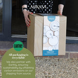 Mikasa Jardin Vajilla de gres de 12 piezas, vajilla para 4 personas con platos, guarniciones y cuencos, verde - Caja de regalo y apta para lavavajillas