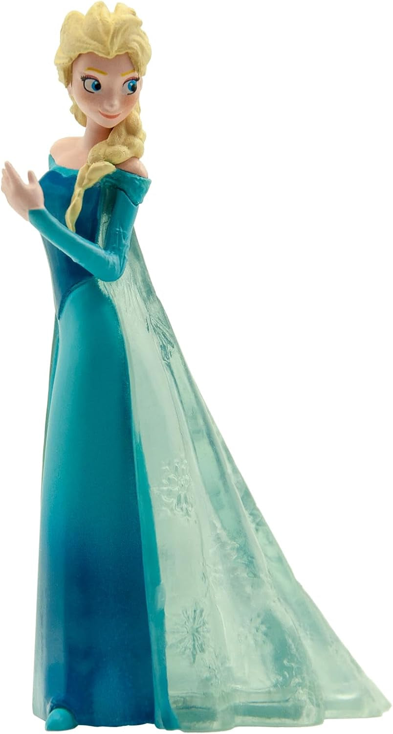 Bullyland 12961 - Figura Elsa de Arendelle de la película Frozen de Walt Disney, aprox. 10,1 cm, muy detallado, ideal como pequeño regalo para niños a partir de 3 años