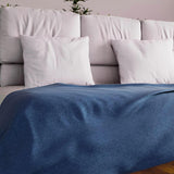 Soleil d'ocre adele, funda en zigzag, tirada del sofá, polialgodón, azul, 220 x 240 cm Edredones y colchas naty shop azul 180 x 220 cm