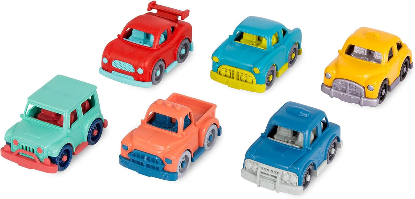 Plastic Battat, BT2525Z Volante de Juguete Interactivo, También para Viajes y Paseos en Coche, con Luces y Sonidos para Niños de 2 Años en Adelante, Rojo, Compatible con Coches Juguetes Bebé Naty Shop Mini Coches