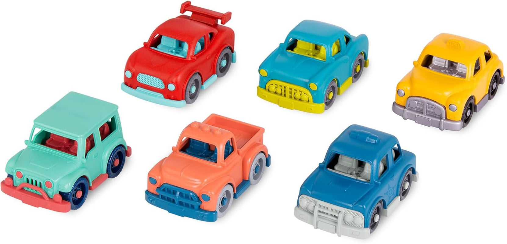 Plastic Battat, BT2525Z Volante de Juguete Interactivo, También para Viajes y Paseos en Coche, con Luces y Sonidos para Niños de 2 Años en Adelante, Rojo, Compatible con Coches Juguetes Bebé Naty Shop Mini Coches