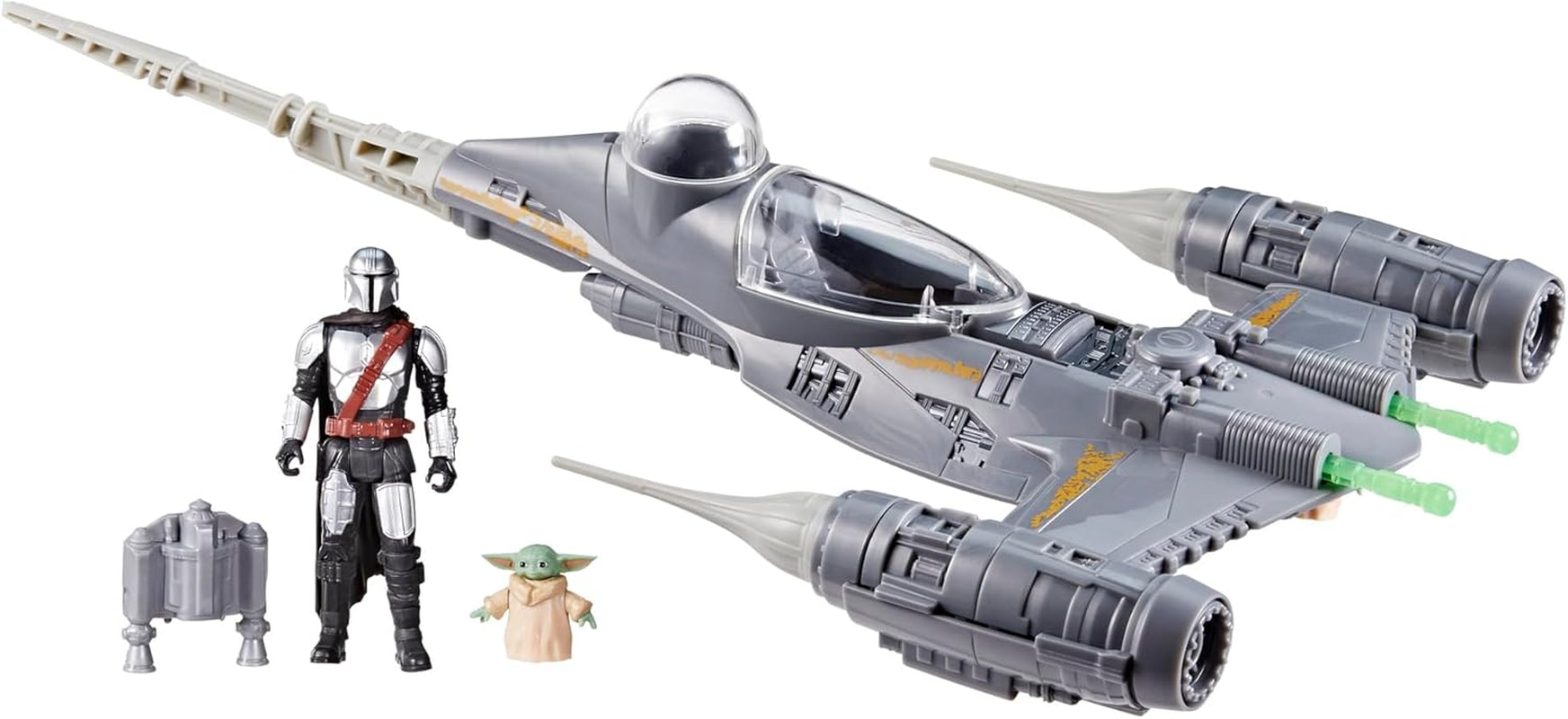 Star Wars Epic Hero Series N-1 Starfighter of the Mandalorian Figuras de acción grandes y emocionantes accesorios para maniobras emocionantes Emocionantes figuras de acción de regalo Naty Shop Título predeterminado