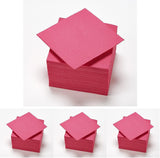 - Servilletas de papel Tex Touch - Color rosa - Servilletas certificadas Fsc® - Reciclable y biodegradable - Paquete de 50 servilletas rosa tamaño 24 X 24 Cm