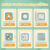 Juguete sensorial para niños de 1 a 3 años | Juguete Montessori para niños a partir de 1 año | Juguete de Viaje para Bebés 12-18 Meses | Cubo de actividades, regalo de cumpleaños o Navidad para niños de 1 año.