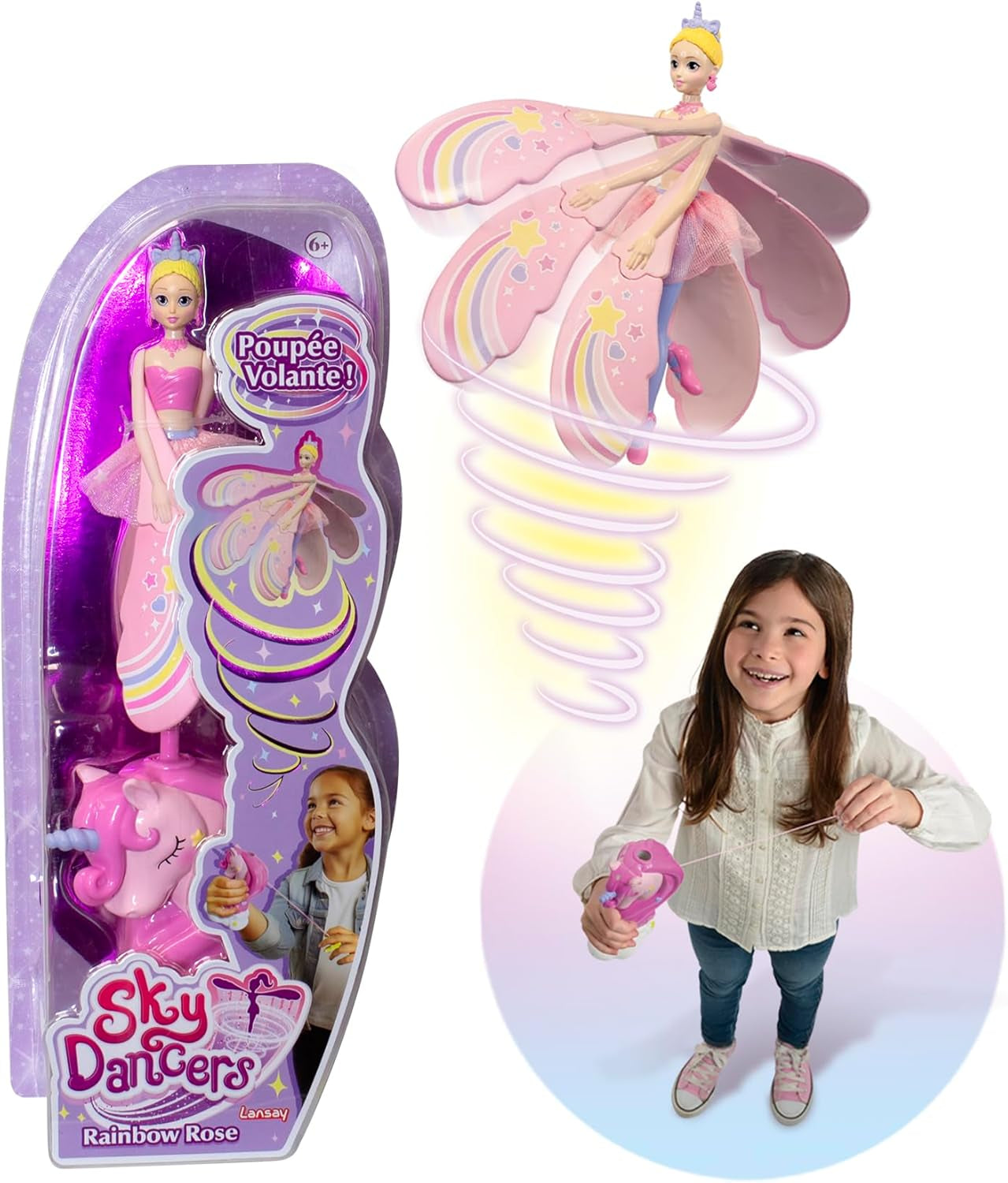 Sky Dancers – Lansay – Muñeca voladora – 6 años