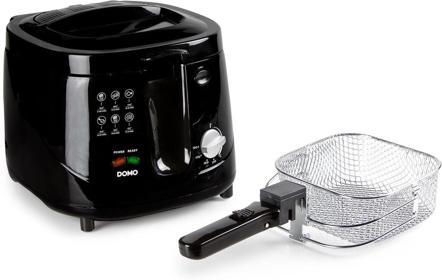 Freidora domo B-Smart DO461FR, negra, 2,5 litros Electrodomésticos Naty Shop