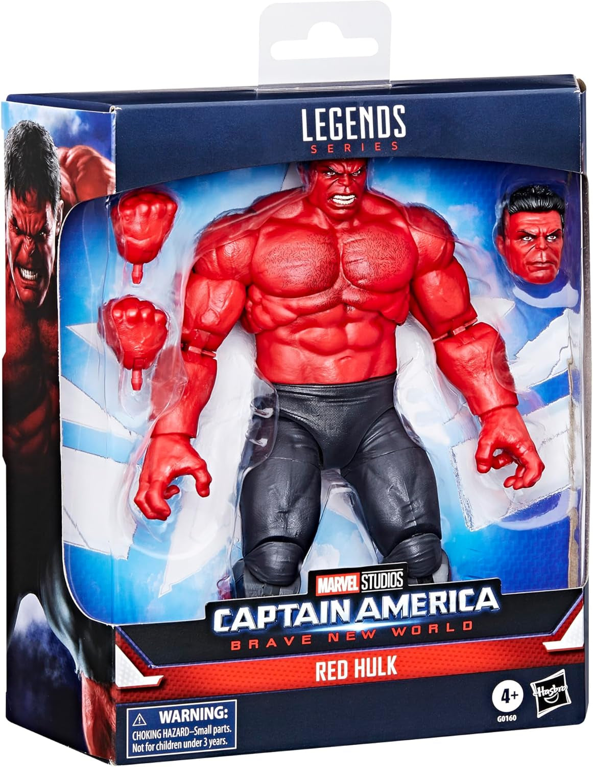 Figura de acción Marvel Legends Series Red Hulk (Escala: 15 Cm) Para Capitán América: Un mundo feliz Figuras de acción Naty Shop