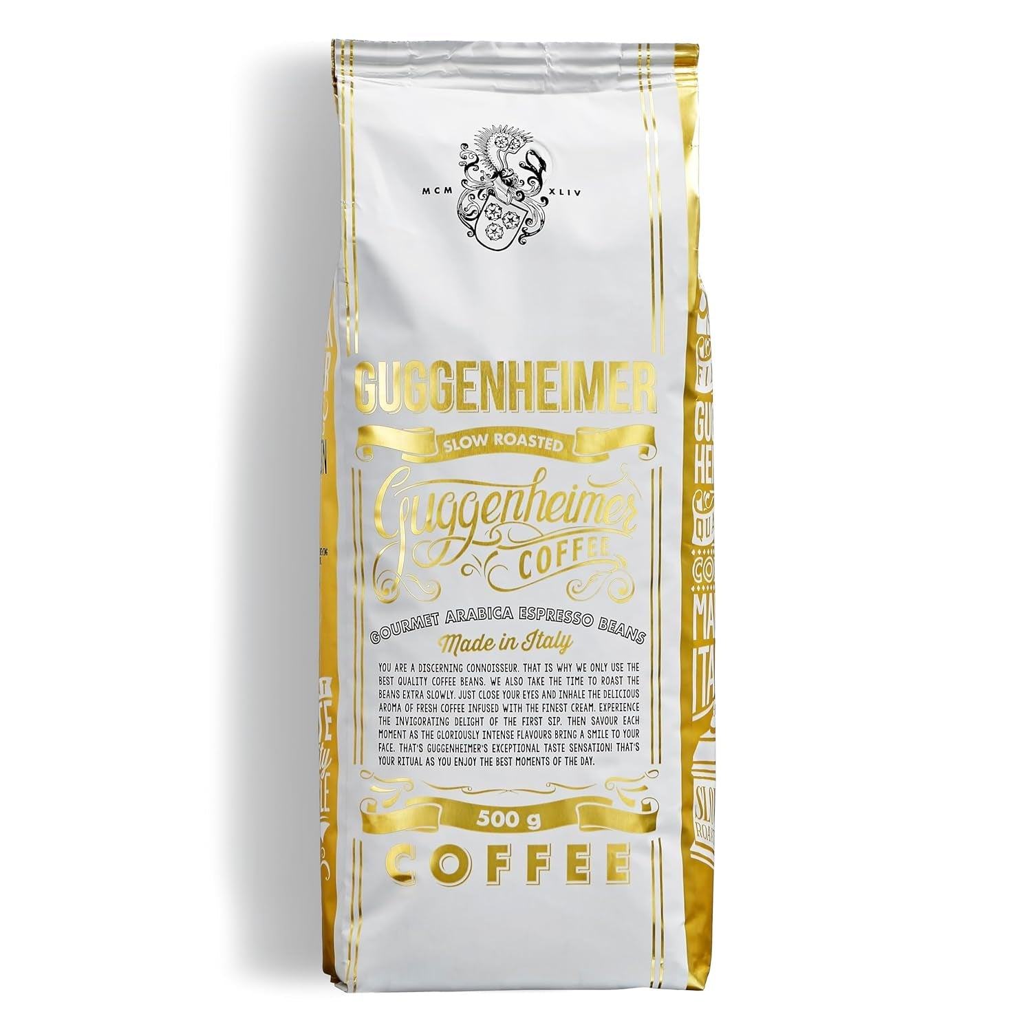 | Paquete de muestra café en grano 1 kg | Supremo 500g y Arábica Gourmet 500g | Baja acidez | Crema fina | El mejor espresso para máquinas totalmente automáticas | Set de degustación de café.