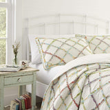 Laura Ashley Home Colcha Colección Rüschen Garden, 100% algodón, Ultra suave, Para todas las estaciones, Reversible, Elegante, Cama de matrimonio, Color crema (197783) Edredones y edredones Naty Shop