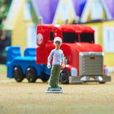 Figura Transformers Earthspark Spin Changer Optimus Prime (20cm) con figura de Robby Malto (5cm) de 6 Figuras de Acción Naty Shop