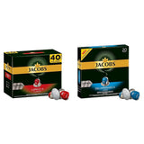 Kaffeekapseln Lungo Classico (nur für kurze Zeit) Megapack XXL y Kaffeekapseln Lungo Decaffeinato- Intensität 6-200 Kapseln compatibles con Nespresso, paquete de 10, 10 x 20 paquetes